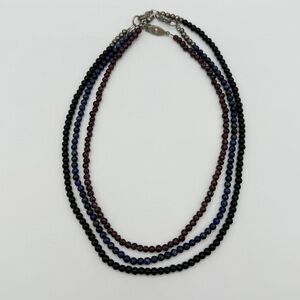 Three beaded necklaces